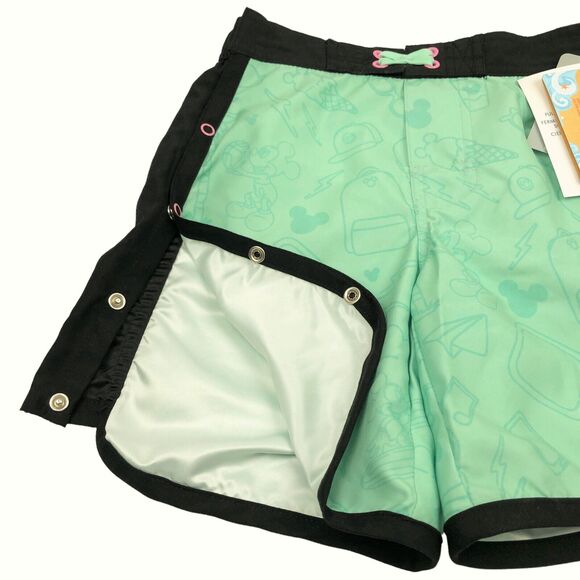 NEW Disney Mickey Mouse Swim Trunks Shorts Little Kids Boys Sz Small 5/6 UPF 50+ - Picture 4 of 9